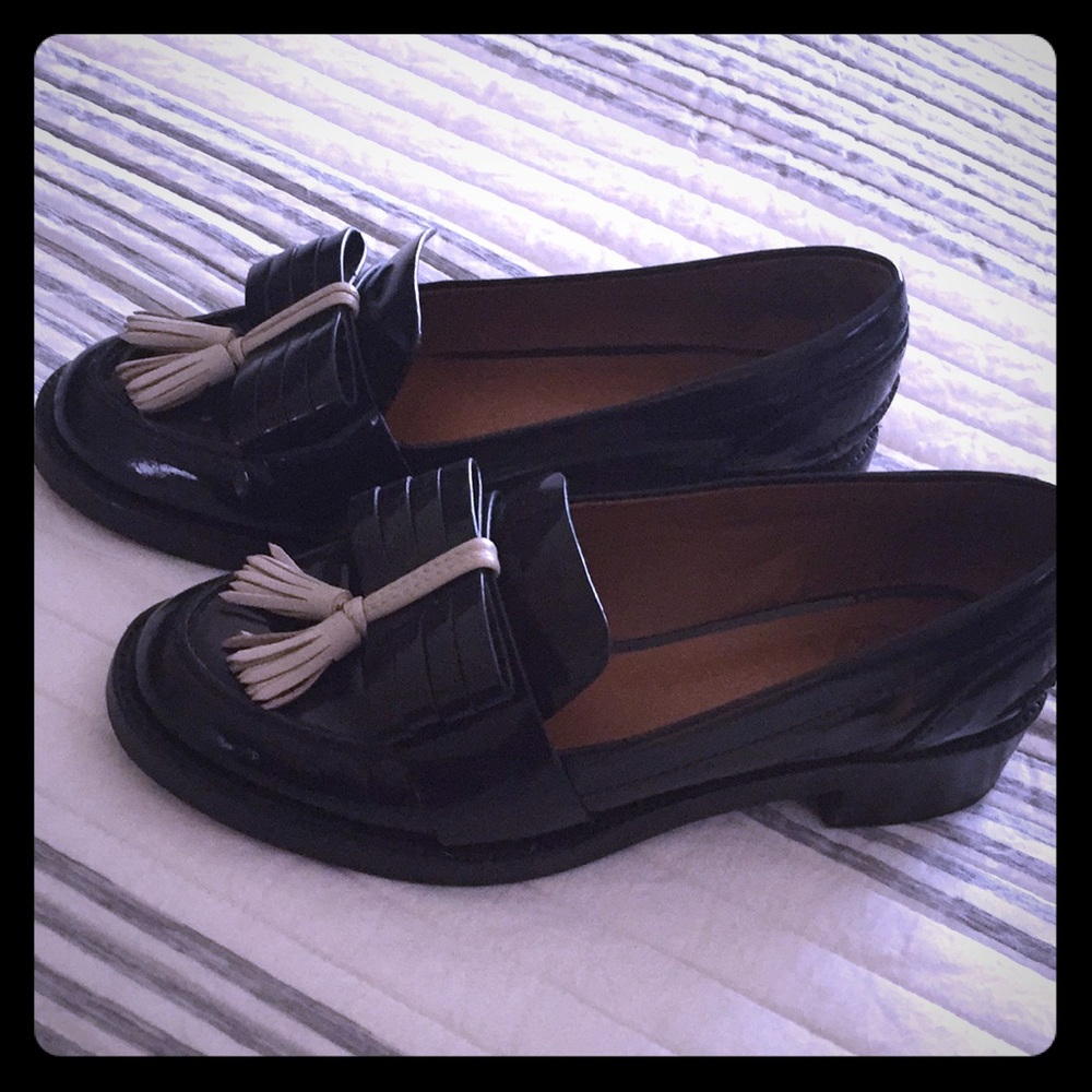 Black Stuart Weitzman Loafers, 6.5